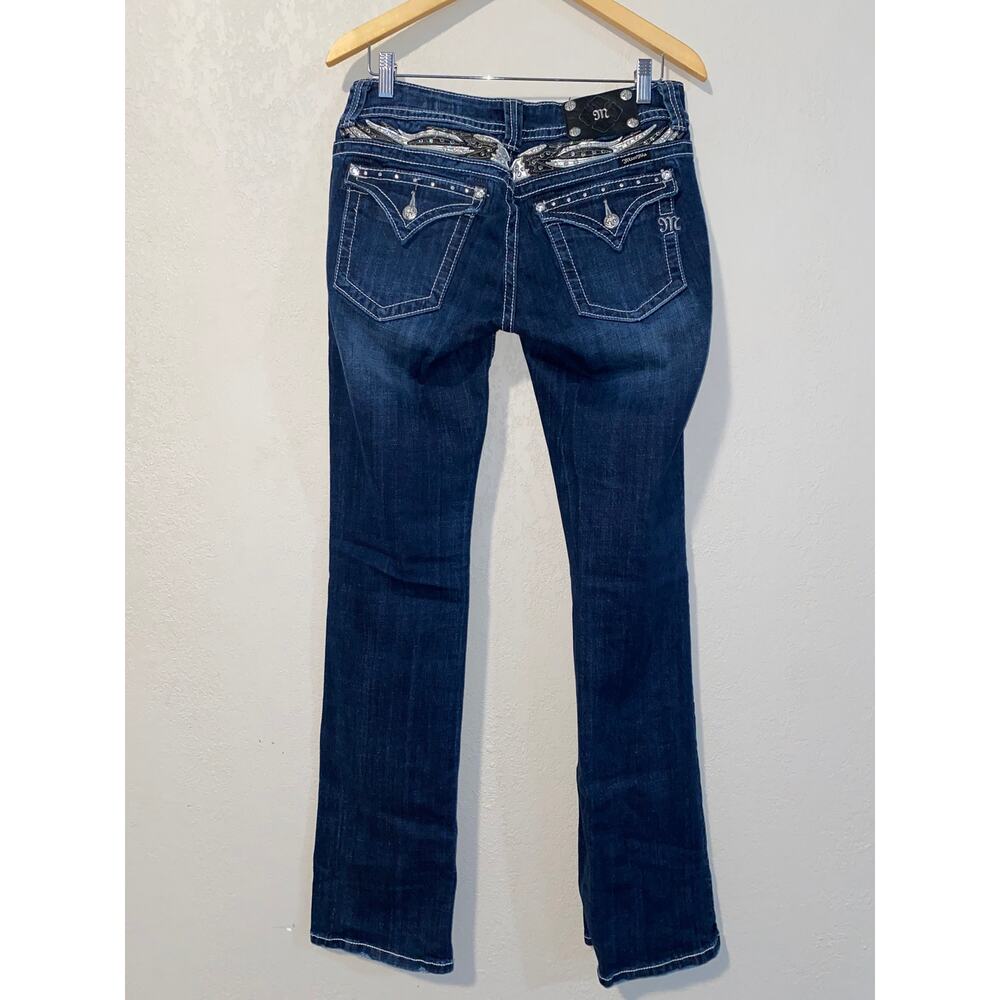 Miss Me Bootcut Jeans SZ 31 Dark Wash #JP5011B6